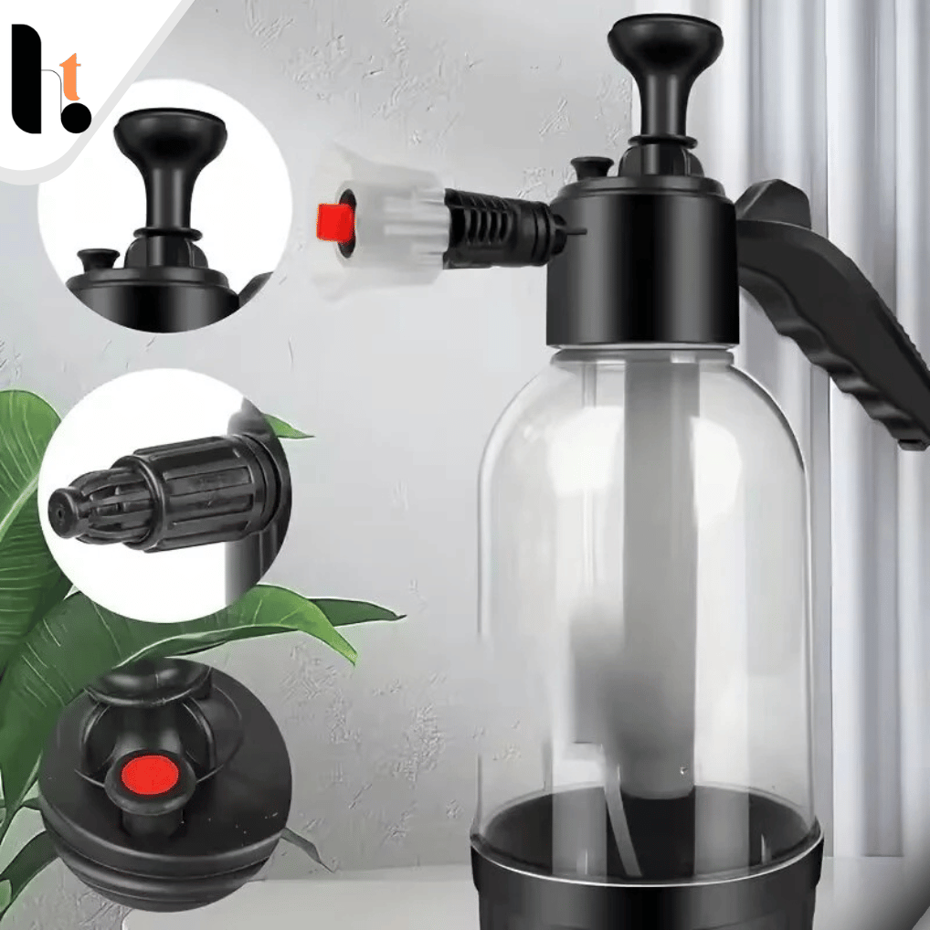 Hand Pump Foam Car Wash Sprayer Bottle, Air Pressure Car Sprayer