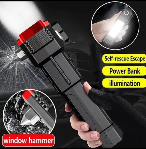 Multifunction High power Rechargeable LED Flashlight