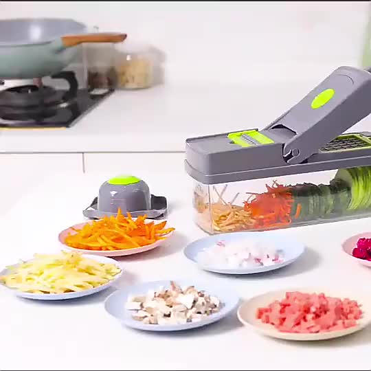 16-In-1 Multifunctional Vegetable Chopper& Slicer