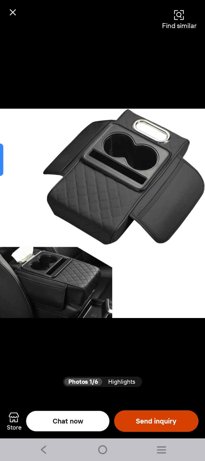 Arm rest with tissue box