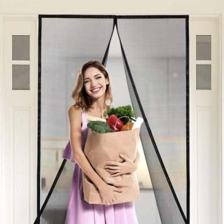 Magic Mesh Door Screen , best for rooms,kitchen etc