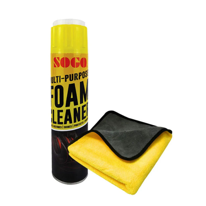 Multi-Purpose Foam Cleaner for Fabric, Carpet, Leather,