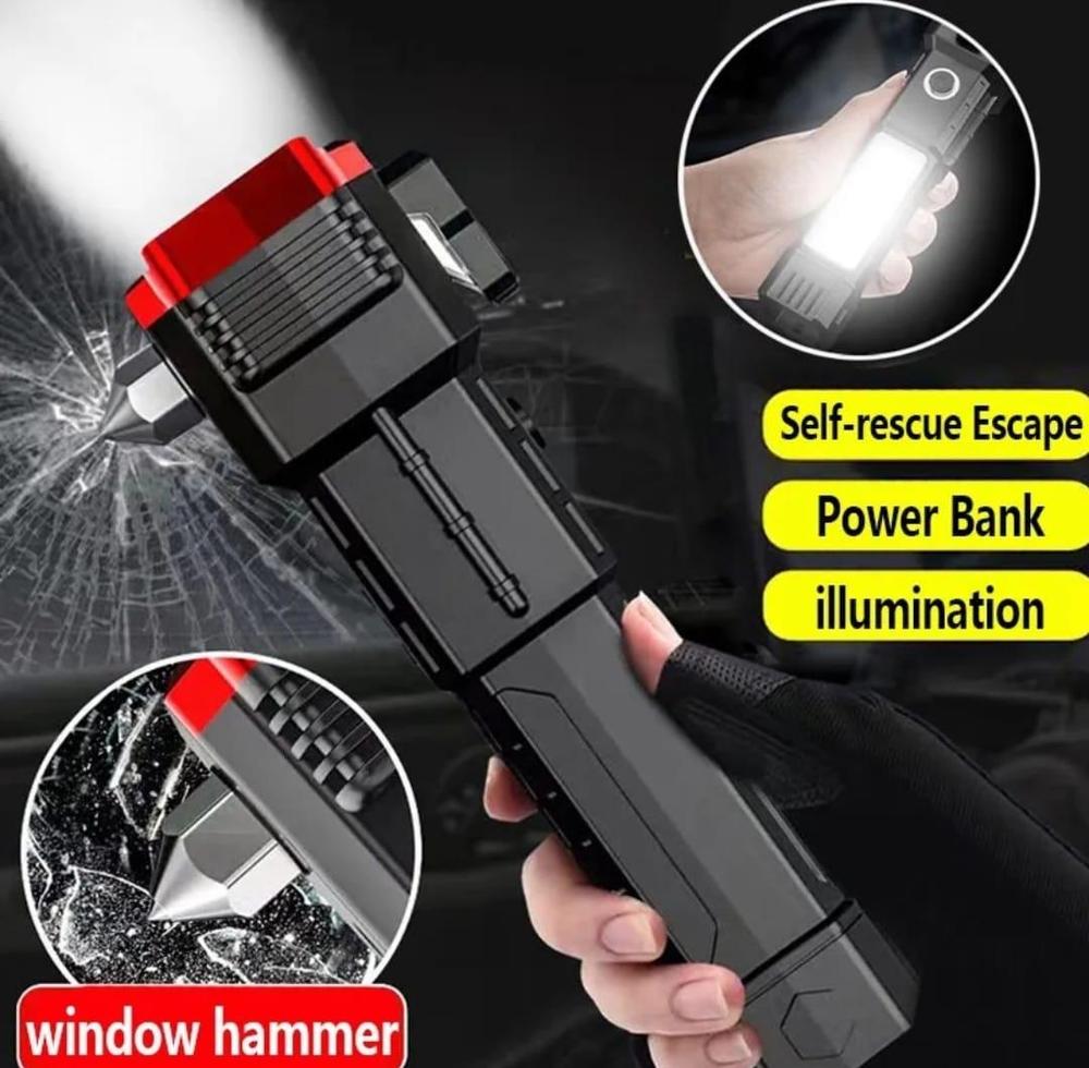 Multifunction High power Rechargeable LED Flashlight